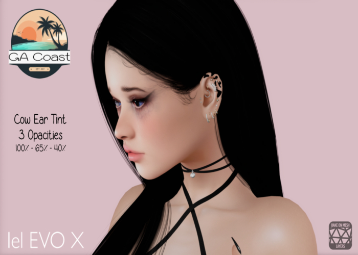 GA COAST - Cow Ear Tint Tattoo  - UNPACK HUD