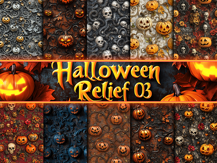 EA Design ♦ Relief Textures - Halloween - Set 03