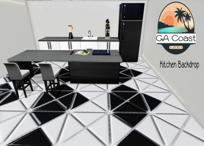 GA COAST - Kitchen Backdrop  - UNPACK HUD