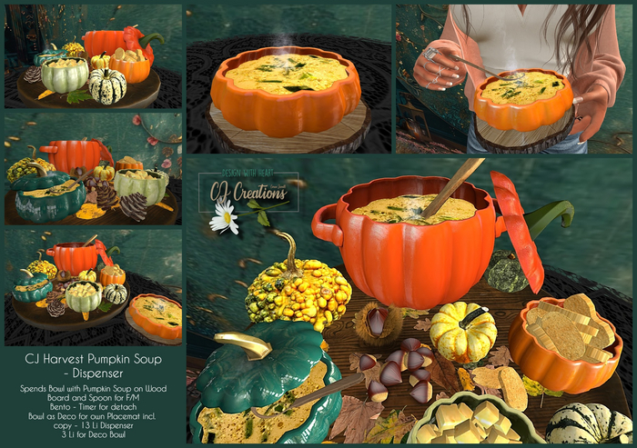 CJ Harvest Pumpkin Soup Dispenser