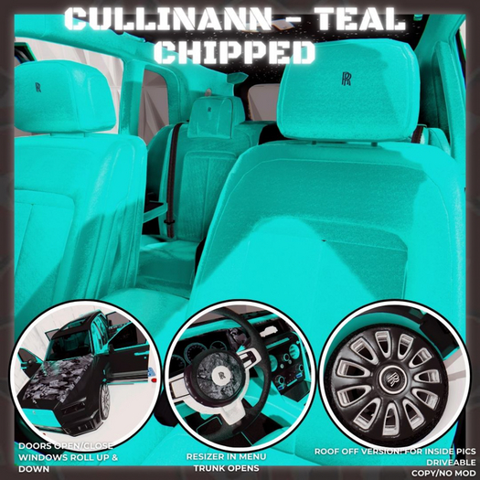 Cullinann - Teal Chipped