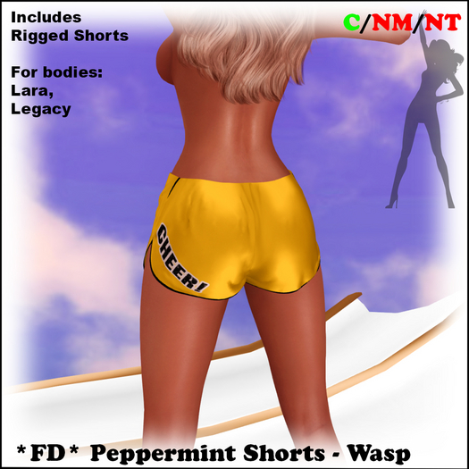 *FD* Peppermint Shorts [Boxed] Wasp