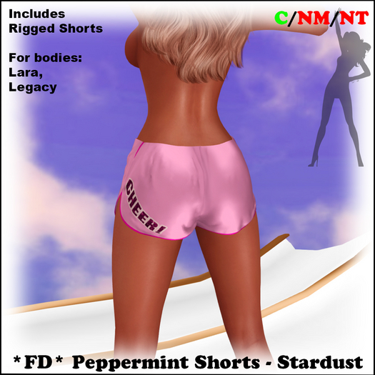 *FD* Peppermint Shorts [Boxed] Stardust