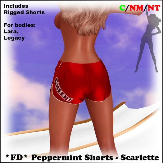 *FD* Peppermint Shorts [Boxed] Scarlette