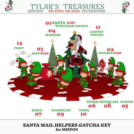 Mutresse-Santa Helpers Complete Set