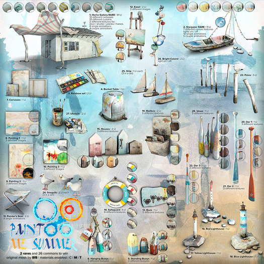 8f8 Paint Me Summer Complete Set