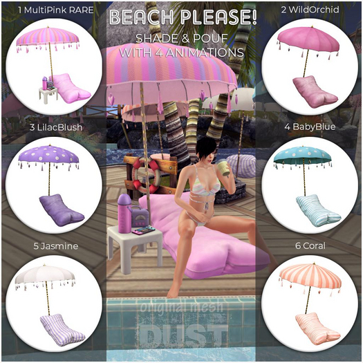 DUST: Beach Seat Set - Complete Set