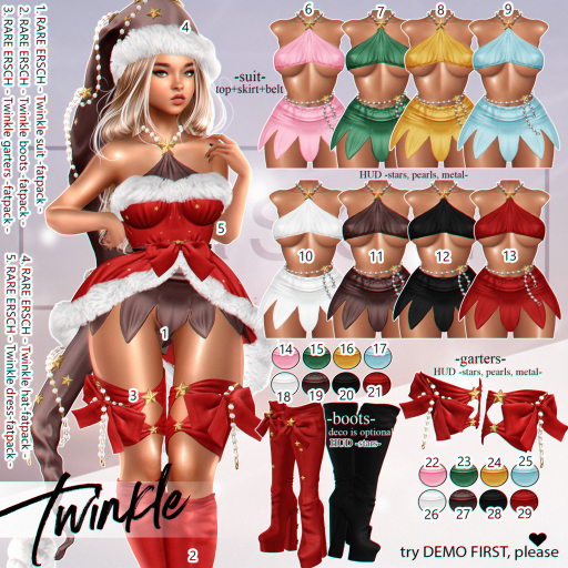 ERSCH - Twinkle {Legacy} RARES SET