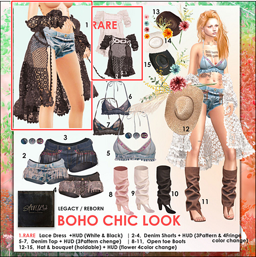 1.[SHIFUKU] Boho chic Lace dress / Legacy RARE 