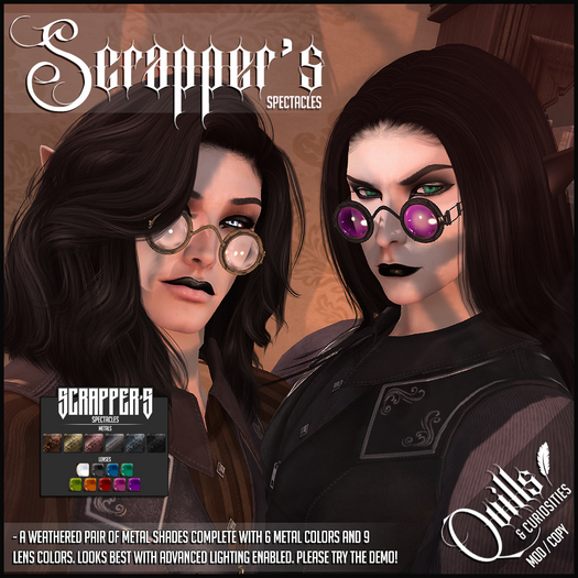 Quills & Curiosities - Scrapper's Spectacles