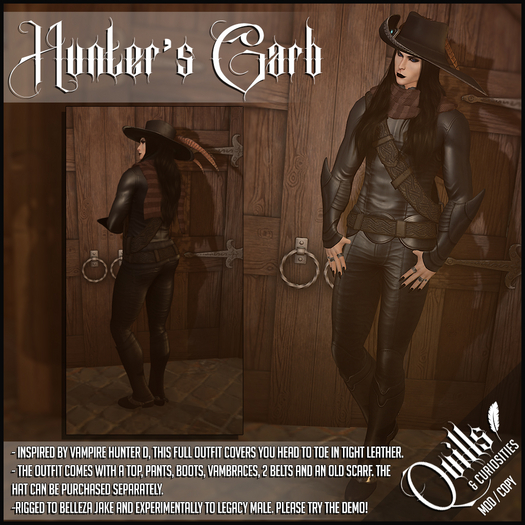 Quills & Curiosities - Hunter's Garb