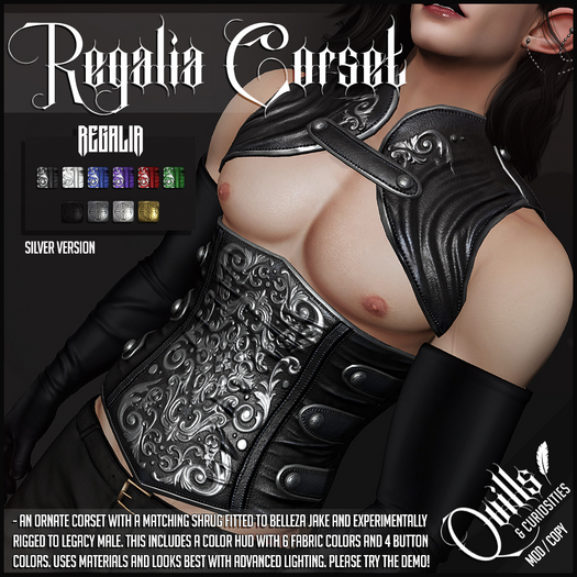 Quills & Curiosities - Regalia Silver