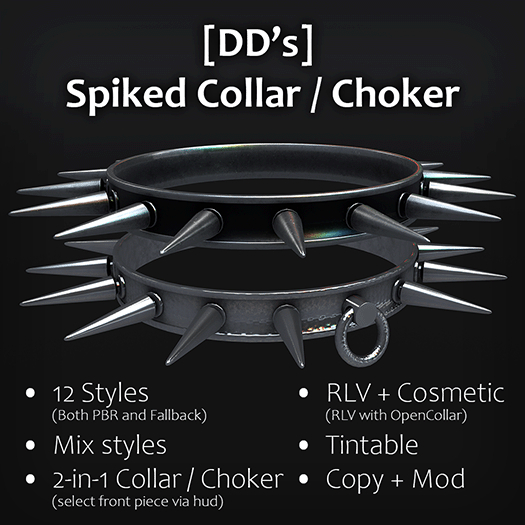 [DD's] Spiked Choker/Collar