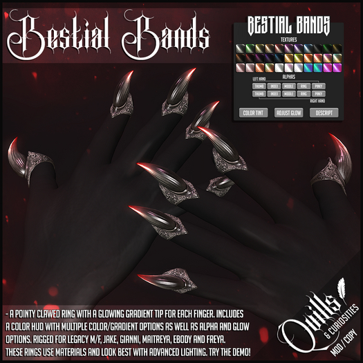 Quills & Curiosities - Bestial Bands