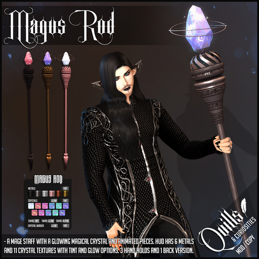 Quills & Curiosities - Magus Rod