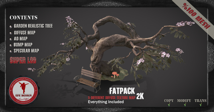 (Efe Design) Garden Realistic Tree Fatpack Fullperm 