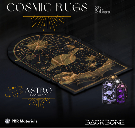 BackBone Cosmic Rugs - Astro Pack