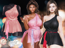 Kaithleen's Sophia Peplos Dress - Sunset