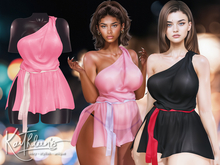 Kaithleen's Sophia Peplos Dress - Pink
