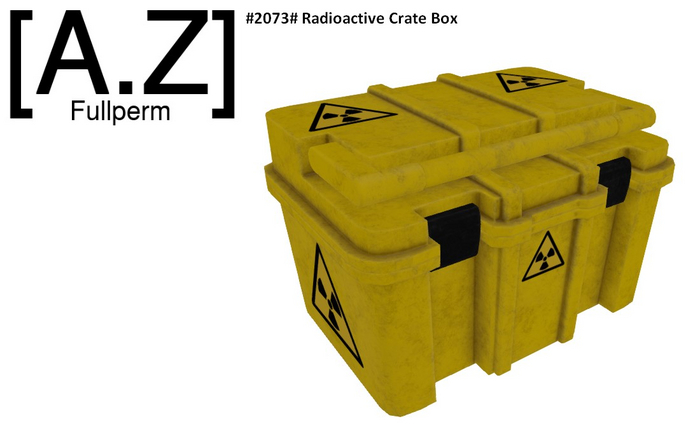#2073# Radioactive Crate Box #