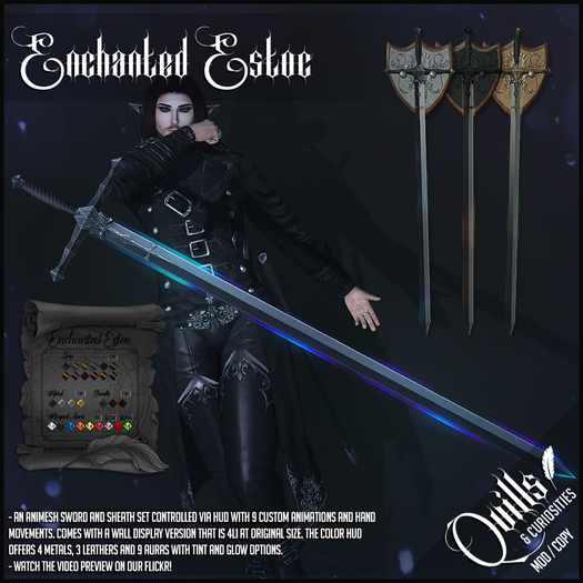 Quills & Curiosities - Enchanted Estoc