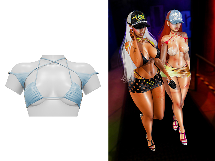 [Brior] Nyi Kini Top - (Blue)