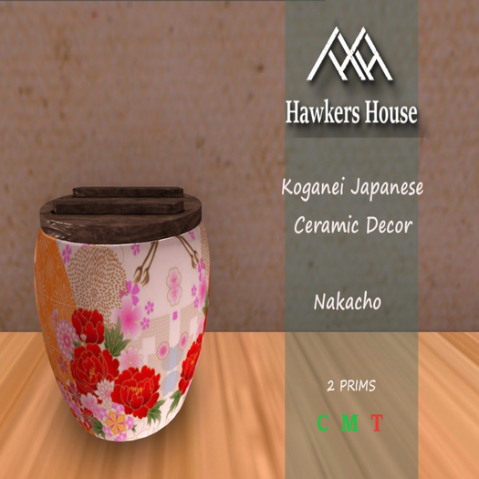 *HH* Koganei Japanese Ceramic Decor Nakacho