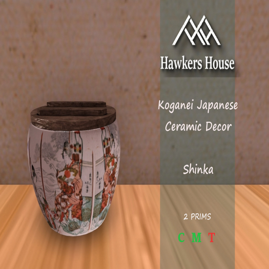 *HH* Koganei Japanese Ceramic Decor Shinka
