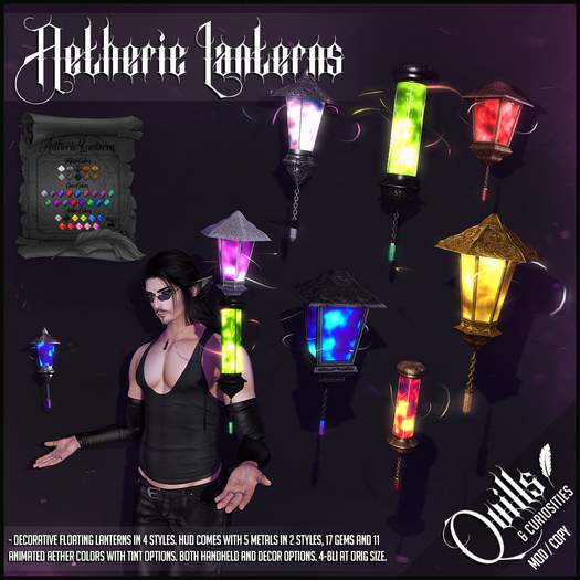Quills & Curiosities - Aetheric Lanterns