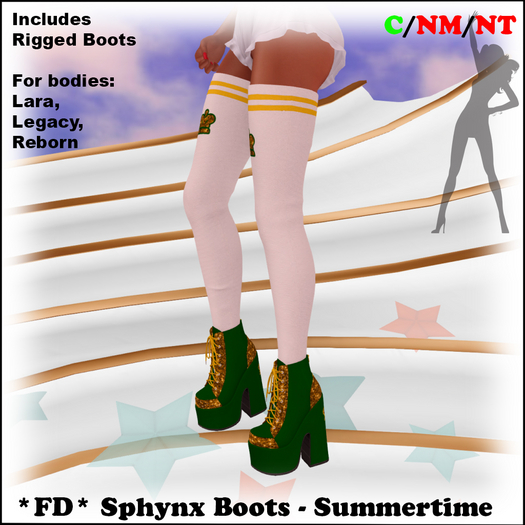 *FD* Sphynx Boots [Boxed] Summertime