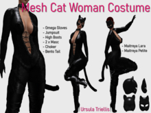 6517 Mesh Cat Woman Costume - Maitreya (Lara,Petit)