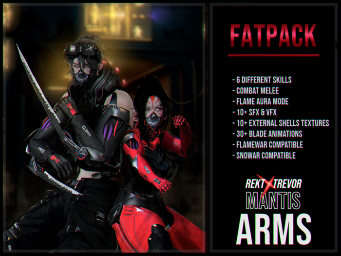 [REKT x TREVOR] - MANTIS ARMS - (FATPACK)