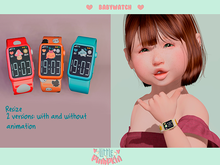 ::LittlePumpkin:: Babywatch / Green (Wear me)