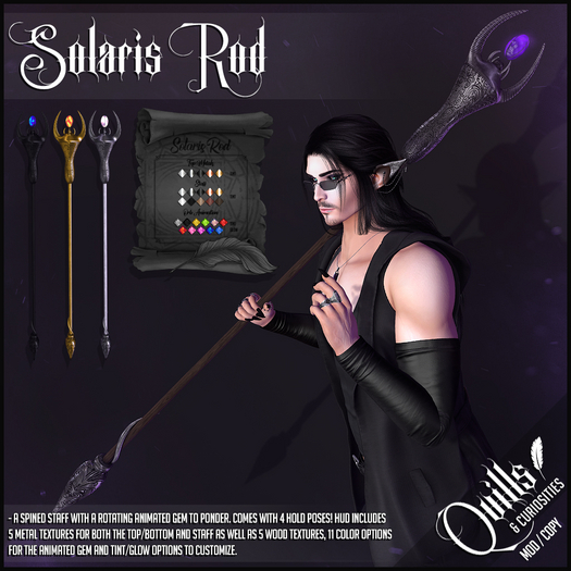 Quills & Curiosities - Solaris Rod