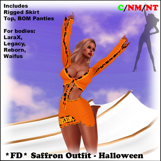 *FD* Saffron Outfit [Boxed] Halloween