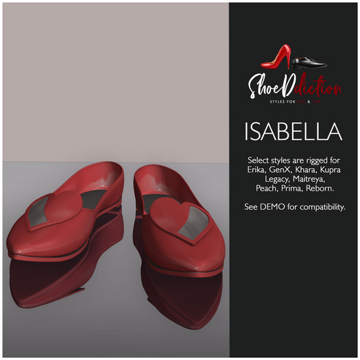 {SA} Isabella Shoes Red