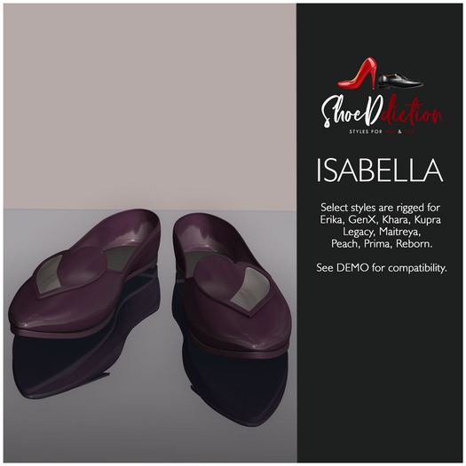 {SA} Isabella Shoes Purple