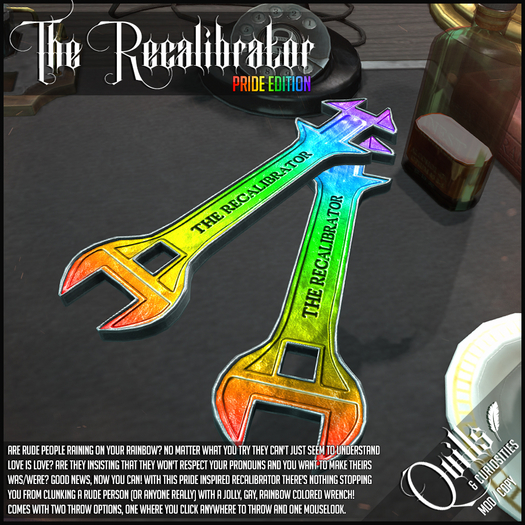 Quills & Curiosities - The Recalibrator - Pride