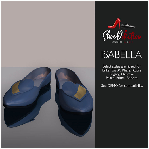 {SA} Isabella Shoes Blue 