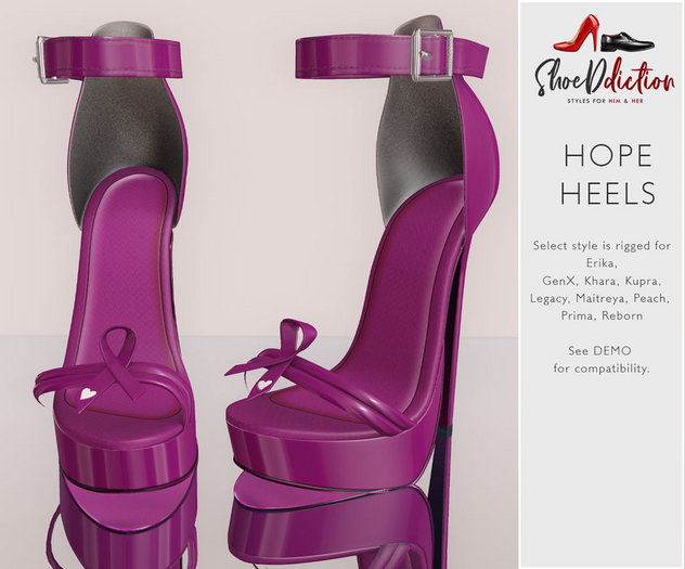 {SA} Hope Heels Plum