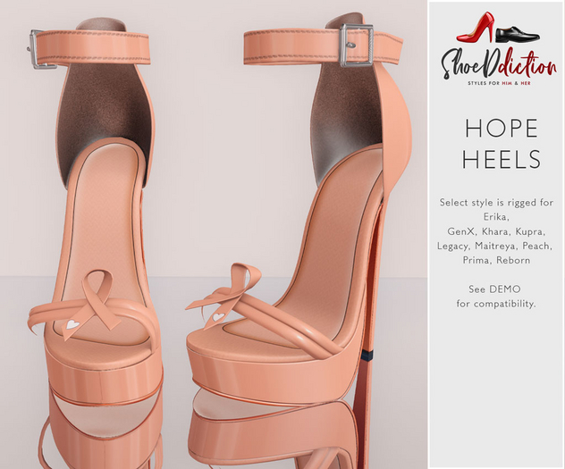 {SA} Hope Heels Peach