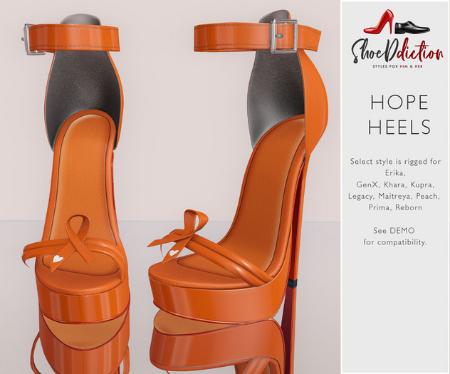 {SA} Hope Heels Orange