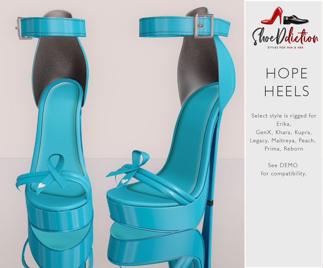 {SA} Hope Heels Blue