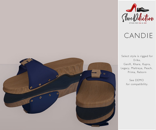 {SA} Candie Sandals Blue