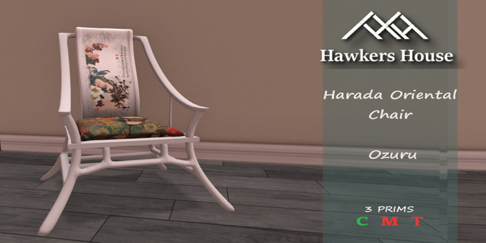 *HH* Harada Oriental Chair Ozuru