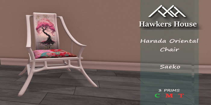 *HH* Harada Oriental Chair Saeko
