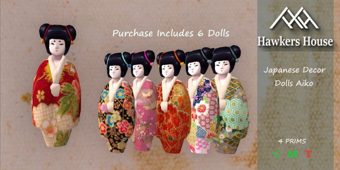 *HH* Japanese Decor Dolls