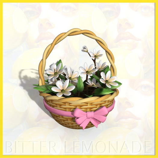 Pink Flower Basket