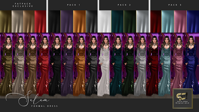 Son!a-Edge (Megapack) Salem gown-dress ALL sizes + colors