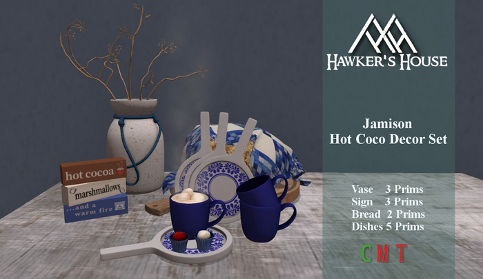 *HH* Jamison Hot Coco Decor Set